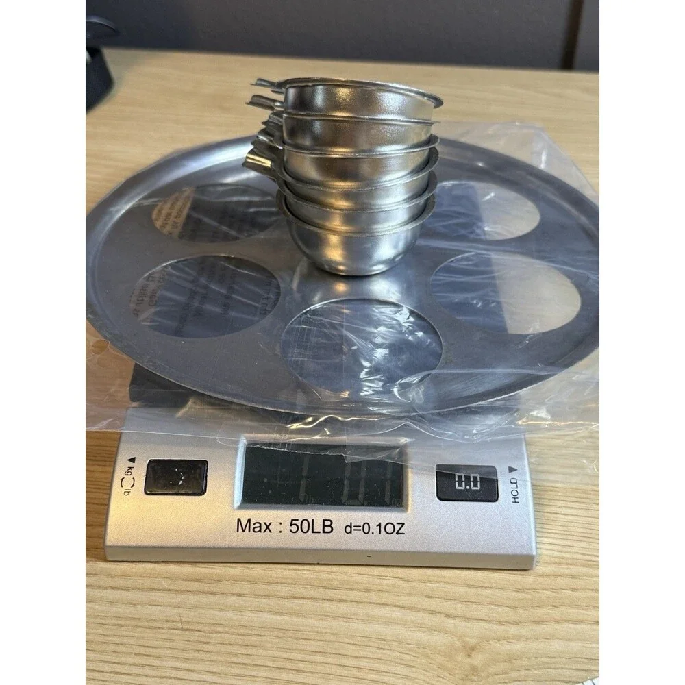 Saladmaster Stainless Steel 6 Cup Egg Poacher Insert & Cups 10 3/8” Parts Only